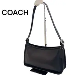【美品希少】OLD COACH オールドコーチ ショルダーバッグ ブラックレザー