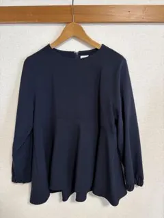 URBAN RESEARCH DOORS ネイビー長袖ブラウス M