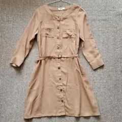 美品 NATURAL BEAUTY BASIC シャツワンピース S