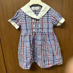エ*2様 e9 Yves Saint Laurent チェック柄半袖ワンピースのサムネイル