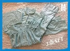 ✴︎マタニティロングパジャマ3点セット半袖長袖授乳口付きパンツ水玉ドット薄手入院着