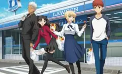 士郎＆セイバー＆遠坂凛＆アーチャー　フォトフレームFate/stay night
