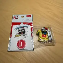 HELLO KITTY 50周年ミニアクリルスタンド、シークレットキーホルダー