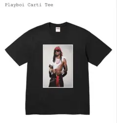 supreme Playboi Carti tee black