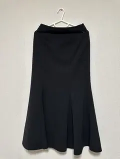 GU 黒 フレアスカート ロングスカート Mサイズ
