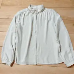 【未使用品】ハニーズ　ブラウス　グレージュ　Mサイズ