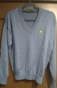 Golden Bear Vネックニットセーター L