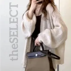 韓国 服 レディース カーディガン 白 長袖 ニット アウター ベージュ 人気