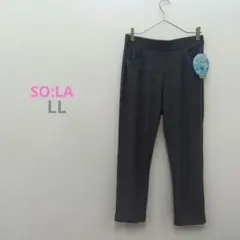 ♡『SO:LA』チェック柄 パンツ【LL】テロテロ 春夏用 ウエストゴム