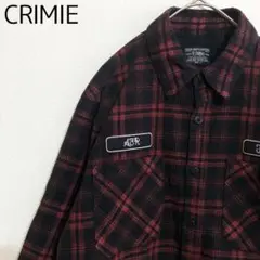 THE CRIMIE　クライミー　シャドーチェック　コットン　ネルシャツ　日本製