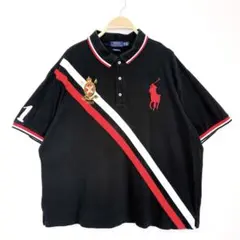ポロラルフローレン ビッグポニー エンブレム ワッペン 半袖ポロシャツ S52b