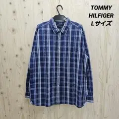 『 TOMMY HILFIGER (アメリカ古着) 』 チェックシャツ/Lサイズ