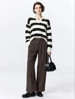 GU タックワイドパンツ(丈標準70.0～74.0cm)