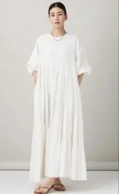 《美品》Curensology フローティアードワンピース