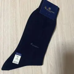 日本製Aquascutum ネイビーソックス 25cmのサムネイル
