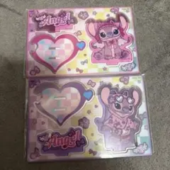 スティッチハッピーくじ/エンジェル/アクリルスタンド G賞　2種セット