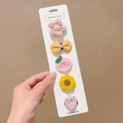 カラフルヘアピン5個セット