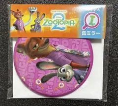 Happyくじ ズートピア2 ジュディ＆ニック 缶ミラー