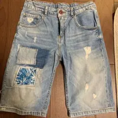 ジーンズ デニムハーフパンツ　ZARA  Boys152センチ