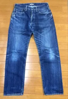 ブルーナボイン デニムパンツ 濃紺 色落ち◎ 日本製のサムネイル