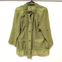 【美品】オリーブグリーン シャツ、アウター