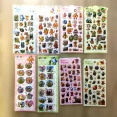 【豪華8枚】AIモンスター　イタリアンブレインロット　ぷくぷくシール　ウォーター