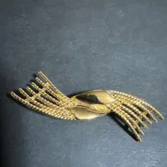 ブローチ ゴールドカラー モネ MONET コスチュームジュエリー ヴィンテージ