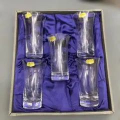 新品Noritake Crystal フレア型グラス 5個セット