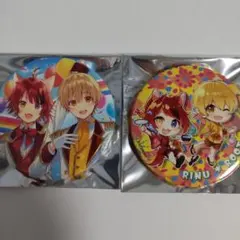 すとぷり るぅとくん 莉犬くん すとねく 缶バッジ 等身 summer デフォ