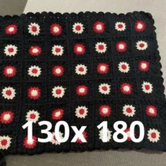 ハンドメイド★手編みブランケット★グラニースクエア★かぎ針編み★編み物