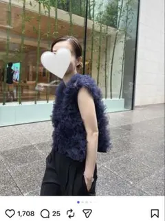 IENA LA BOUCLE ドットジャガードタックスカート - メルカリ
