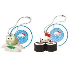 サンリオキャラクターズ お寿司キーチェーン ガチャ けろっぴ キティ