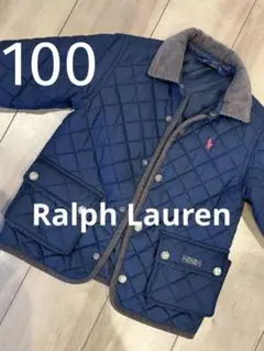 Ralph Laurenネイビー キルティング中綿コート