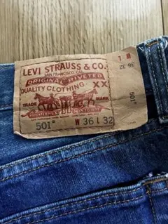 LEVI'S 501 ストレートデニム W36 L32