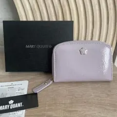 MARY QUANT テクスチャーエナメルレザー マルチケース