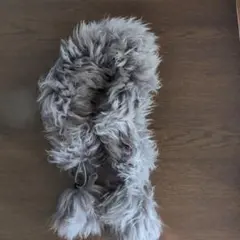 グレー ボア・ファー生地