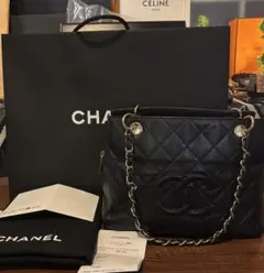 CHANEL キャビアスキン プチタイムレス トート ショルダーバッグのサムネイル