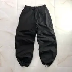 完売品✨UNIQLO C　ワイドパラシュートパンツ　ブラック　S　モード　テック