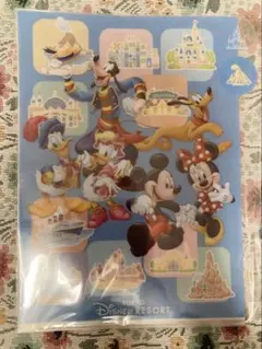 東京ディズニーリゾート　ミッキー　クリアファイル