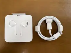 【新品未使用】iPhone 純正 有線イヤホン Lightning 充電ケーブル