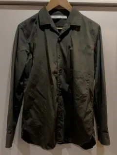 UNIQLO AND LEMAIRE 長袖シャツ ダークグリーン