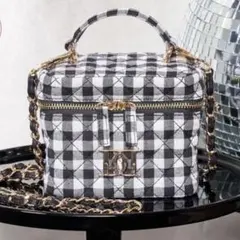 Darich キルティングスクエアミニバッグ ショルダーバッグ チェック