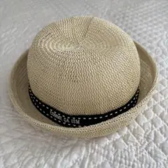【美品】COMME CA ISM コムサ・イズム ベージュ 麦わら帽子のサムネイル