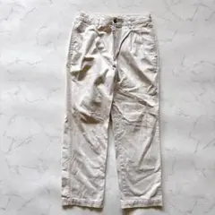 old UNIQLO ユニクロ 2タック チノ パンツ スラックス　ホワイト