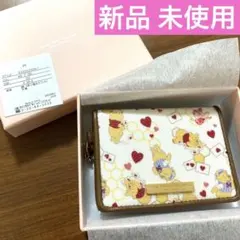 サマンサタバサ プチチョイス くまのプーさんコレクションレター柄パスケース箱付き