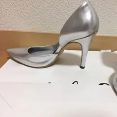 エスペランサ　パンプス　シルバー