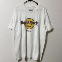 Hard Rock CAFE ハードロックカフェ　Tシャツ　ホワイト/白系　古着