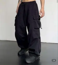 SHEIN シーイン　カーゴパンツ　Mサイズ　ブラック