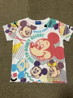 さち。さん専用東京ディズニーリゾート ミッキー 総柄 Tシャツ 100サイズ