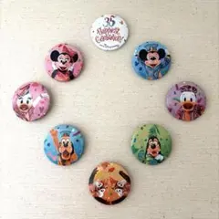 TDL 35周年 缶バッジ 8個セット